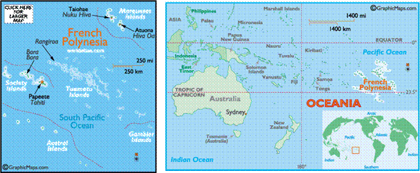 french polynesia map, map of french polynesia, french polynesia outline map